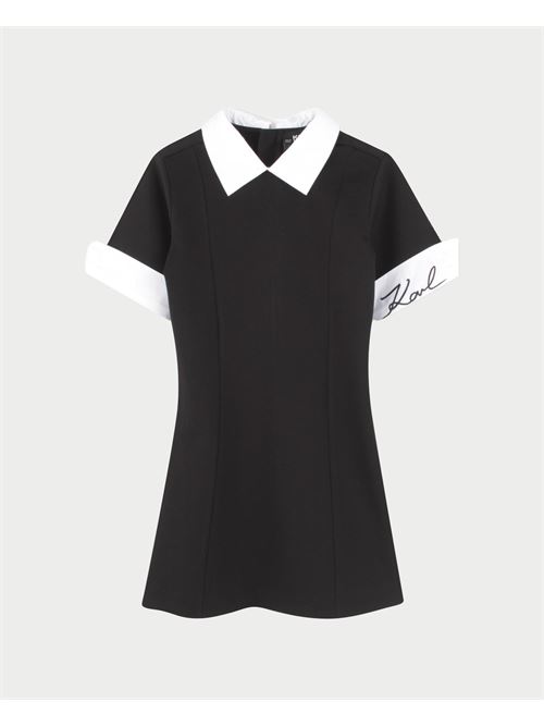 Robe Karl Lagerfeld pour fille avec col chemise KARL LAGERFELD | Z3046209B